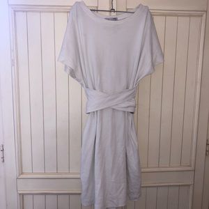 ZARA white basic everyday dress